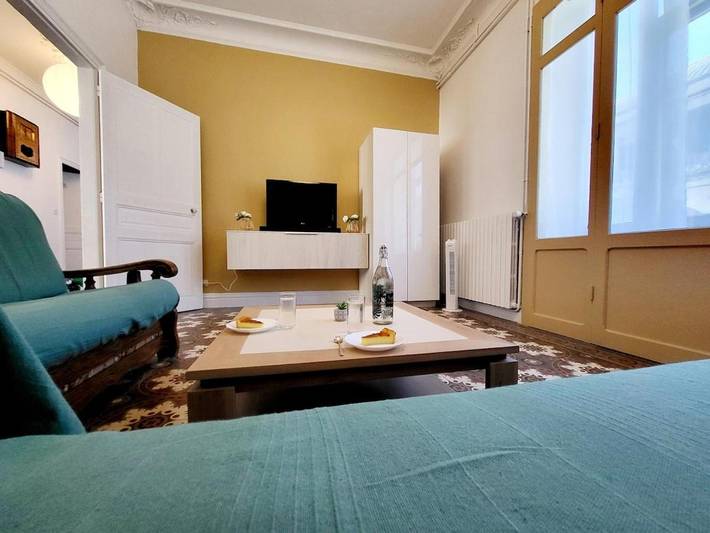 Appartement de vacances pour 5 personnes, avec Terrasse et Jardin