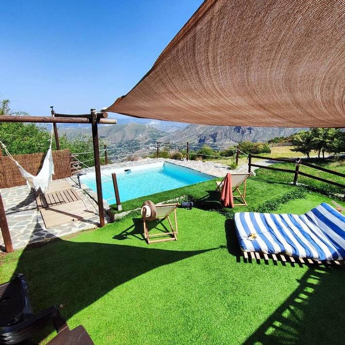 Casa rural para 14 personas, con vistas además de piscina y jardín, Se admiten mascotas - 1