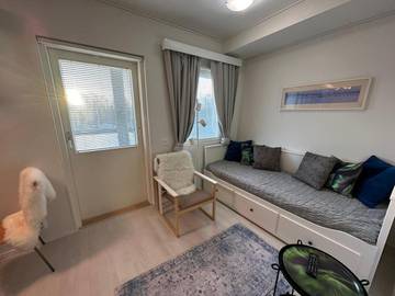 Gîte pour 4 personnes, avec sauna ainsi que vue et terrasse à Ivalo