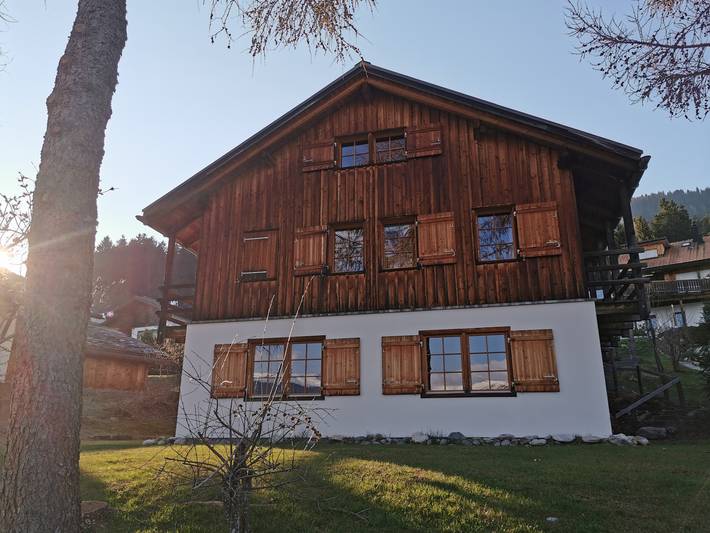 Ferienhaus Casa Seglias, Brigels - 6 Zimmer Ferienhaus für max. 8 Pers. in Brigels, Alpenarena