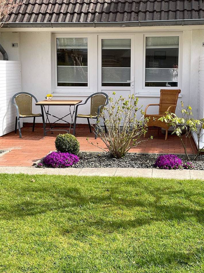 Ganze Wohnung, Moderne Ferienunterkunft im Feriengarten Büsum mit Terrasse und Garten in Büsum, Kreis Dithmarschen