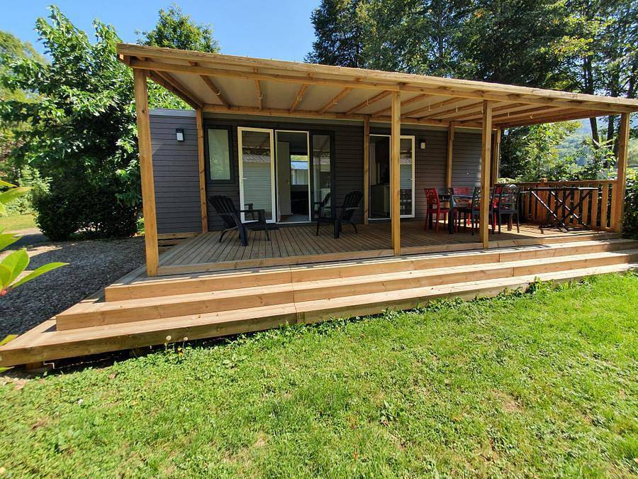 Camping Le Haut Salat - Mobilhome 6 personas - Salat in Seix, Parque Natural Regional de los Pirineos de Ariège