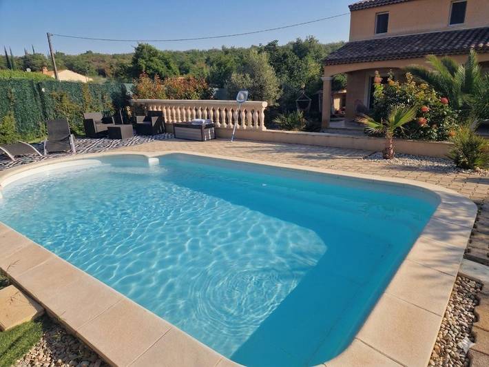 Maison de campagne pour 2 personnes, avec piscine ainsi que jardin et vue - 1