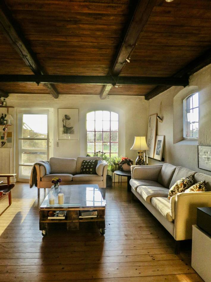 Ferieudlejning for 10 personer, med terrasse og have, børnevenlig på Samsø