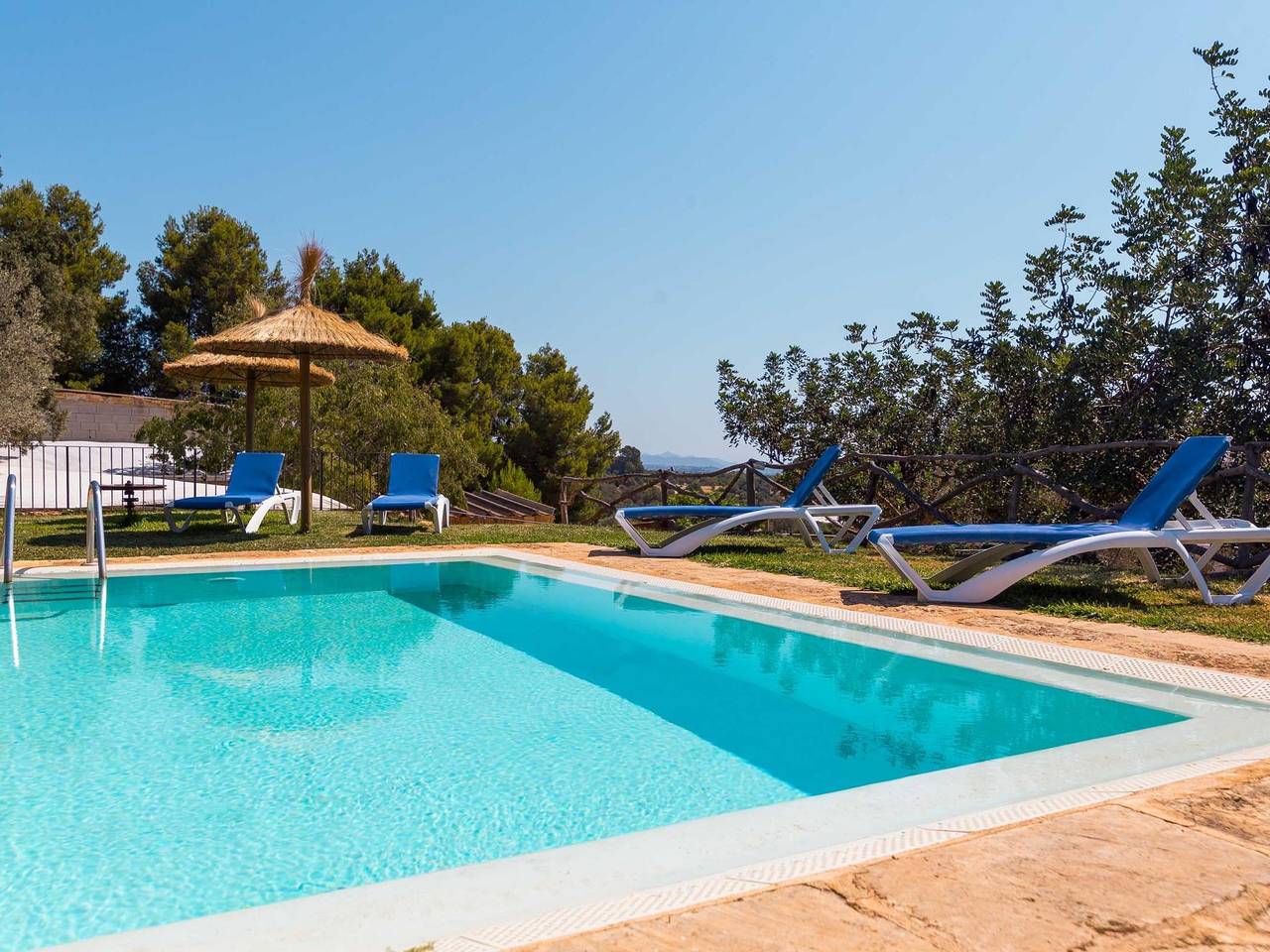 Schöne Finca mit Pool und Garten in Biniamar. in Selva, Mallorca Inselmitte