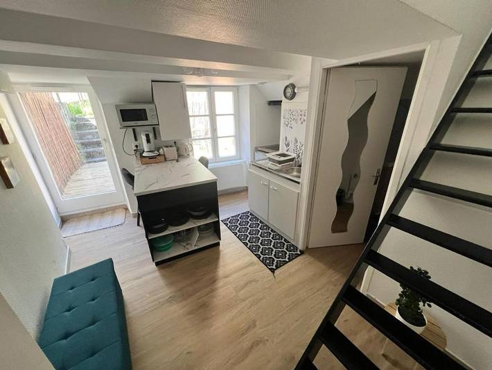 Apartamento de vacaciones para 2 personas, con vistas y jardín - 1