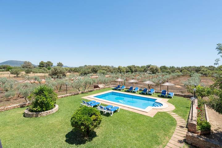 Finca mit pool für 10 Personen, mit Terrasse in Llucmajor - 4