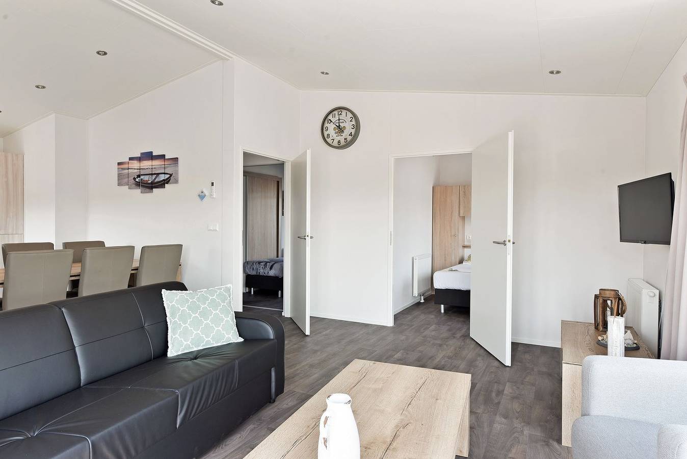 Comfortabel 4 persoons Miva-chalet in Nunspeet op een park aan het Veluwemeer in Nunspeet, Veluwe