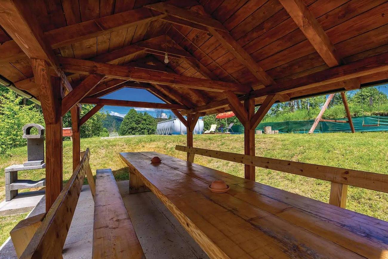 Ganze Wohnung, 1-Zimmer-Ferienwohnung mit Balkon Jasenak, Gorski kotar A-17501-b in Karlovac und Umgebung