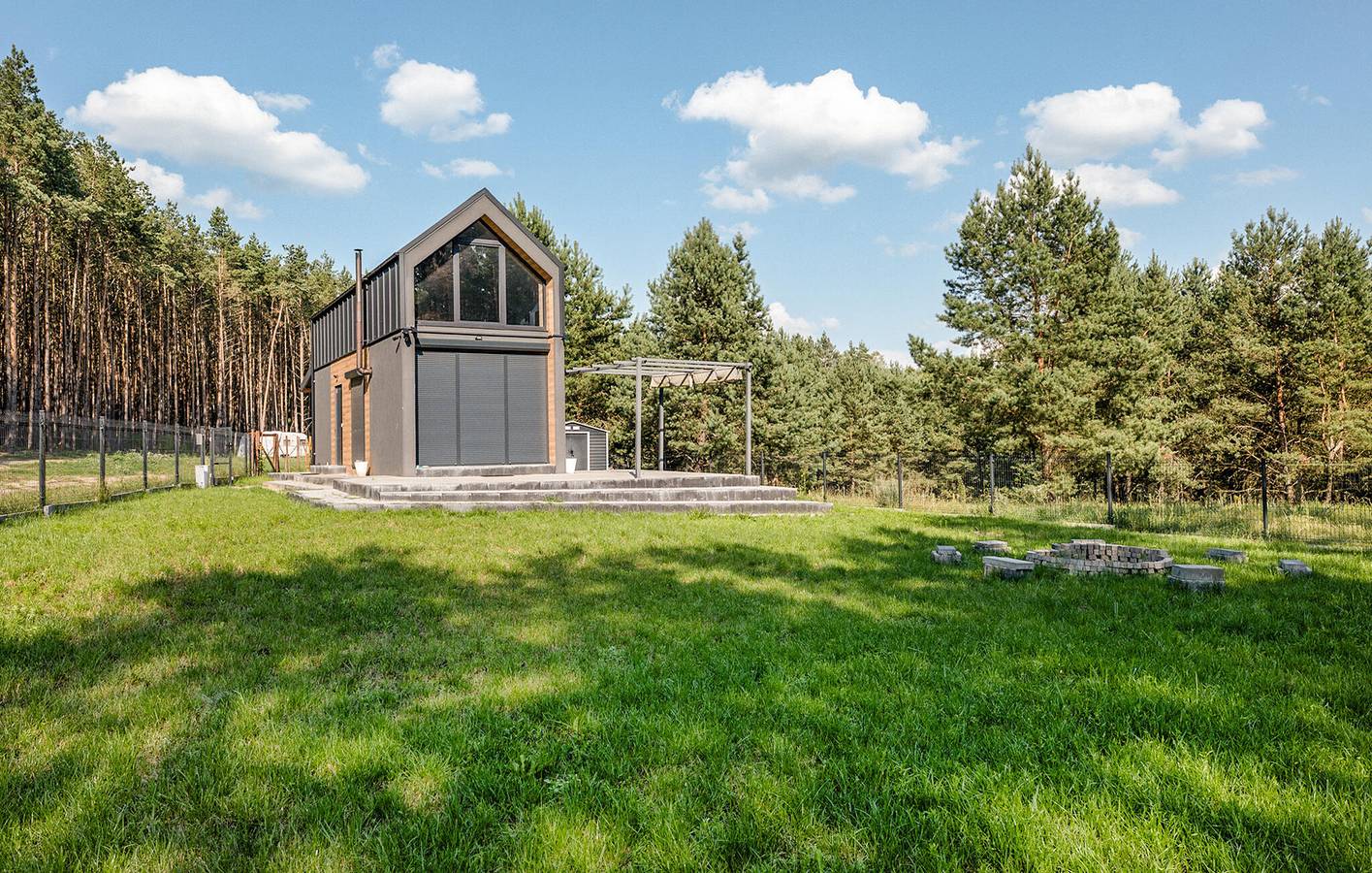 Ferienhaus für 7 Personen mit Terrasse in Kujawien-Pommern