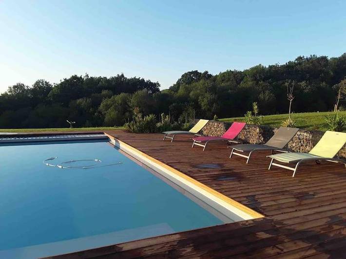 Villa für 8 Personen, mit Ausblick und Garten sowie Pool - 1