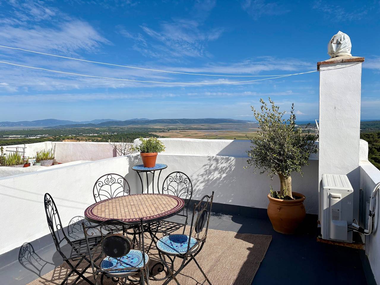 Gemütliches Casa Bagus mit spektakulärem Meerblick in Vejer de la Frontera, Costa de la Luz