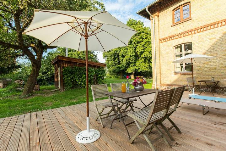 Ferienwohnung für 2 Personen, mit Terrasse und Garten sowie Sauna in Walow