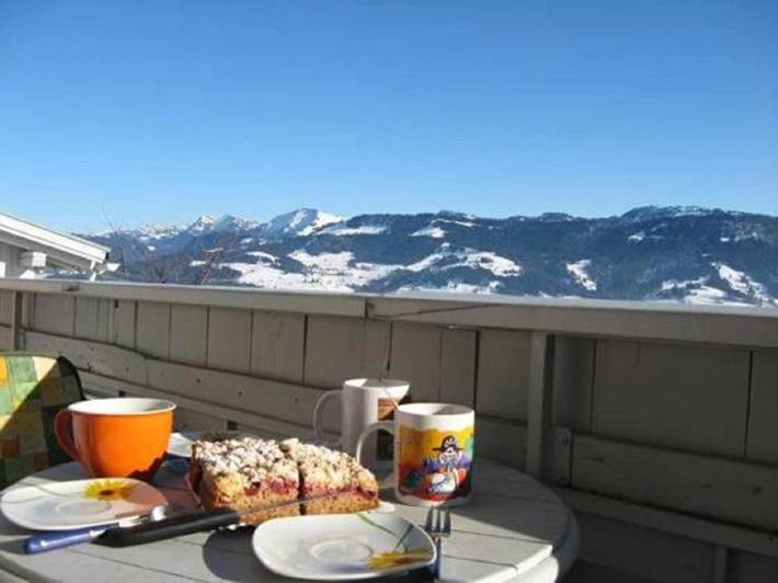 Ferienwohnung für 6 Personen, mit Balkon und Garten sowie Ausblick in Sulzberg (Österreich)