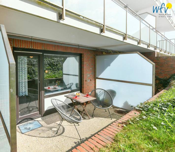 Ferienwohnung für 2 Personen, mit Terrasse auf den Ostfriesische Inseln - 2