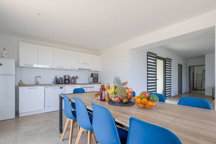 Location de vacances pour 10 personnes, avec terrasse ainsi que piscine et jardin à Belgodère - 3