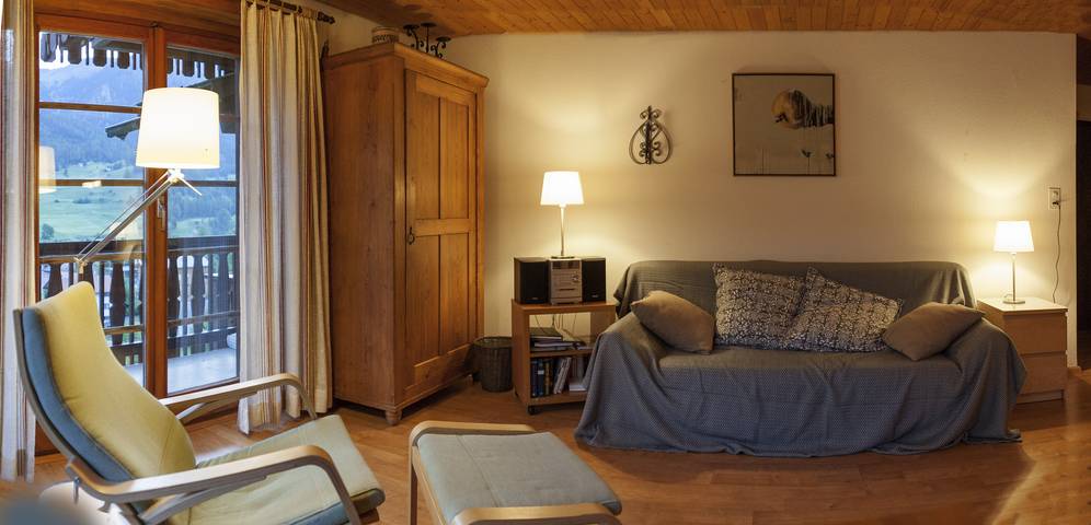 Apartamento vacacional entero, Cond. Albula A6 - 2 Zimmerwohnung, 6 Betten in Bergün, Bergün Filisur