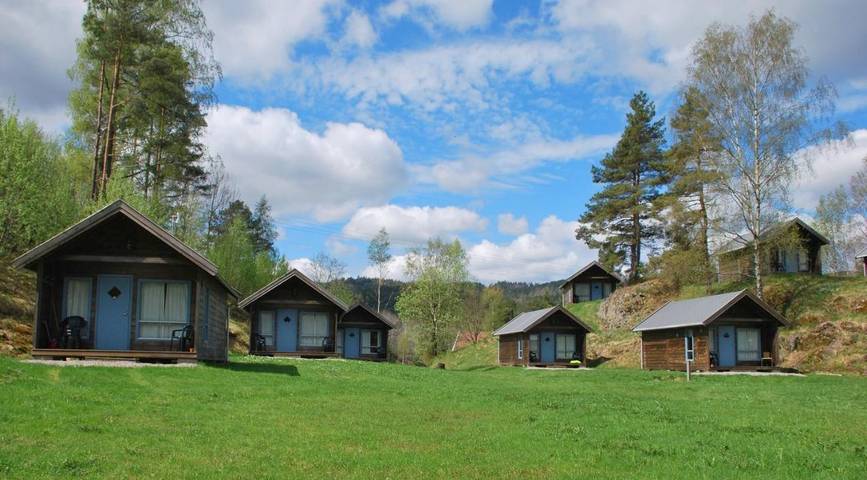 Ferienhaus für 4 Personen, mit Terrasse und Garten sowie Ausblick in Marnardal