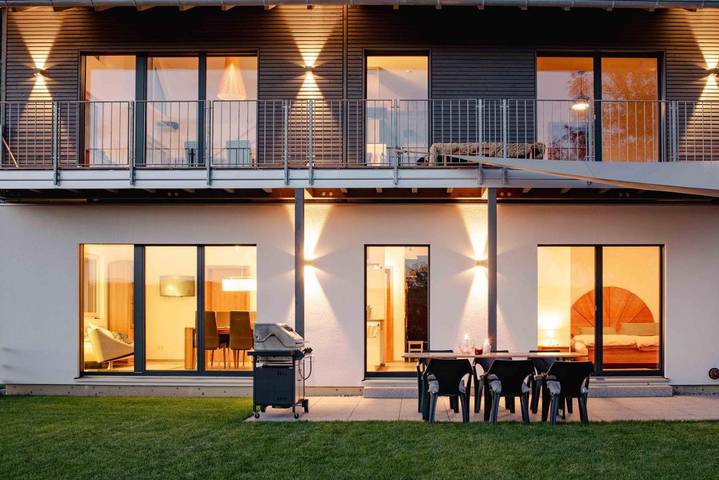 Ferienwohnung für 6 Personen, mit Garten und Pool sowie Whirlpool in Bruchweiler-Bärenbach