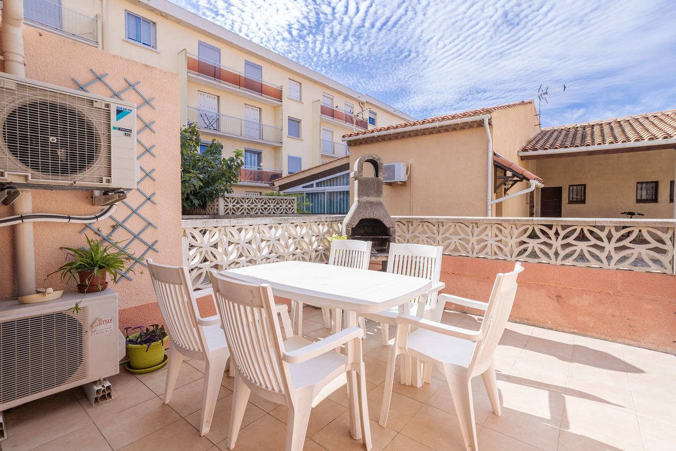 Ganze Wohnung, Appartement 'Le Mieukerien – Nähe Réserve Africaine, 200 m zum Strand' in Port-la-Nouvelle, Mittelmeerküste (Frankreich)