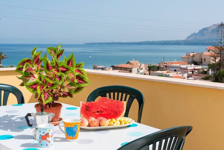 Gîte pour 5 personnes, avec Balcon dans Spiaggia Ciammarita, Trappeto