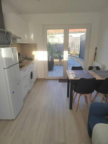 Gîte pour 4 personnes, avec terrasse, animaux acceptés à Herrlisheim-près-Colmar