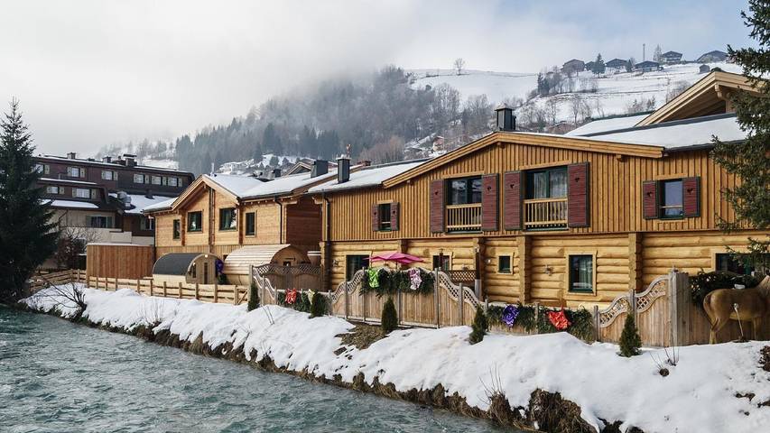 Chalet für 17 Personen, mit Sauna und Terrasse, mit Haustier in Kaprun