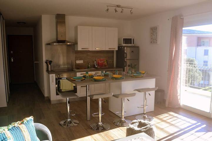 Appartement de vacances pour 6 personnes, avec balcon