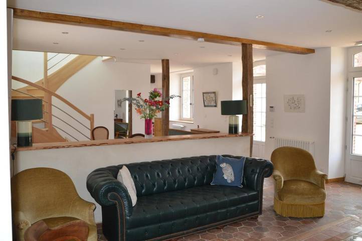 Location de vacances pour 27 personnes, avec vue ainsi que jardin et terrasse, animaux acceptés dans Digny - 4