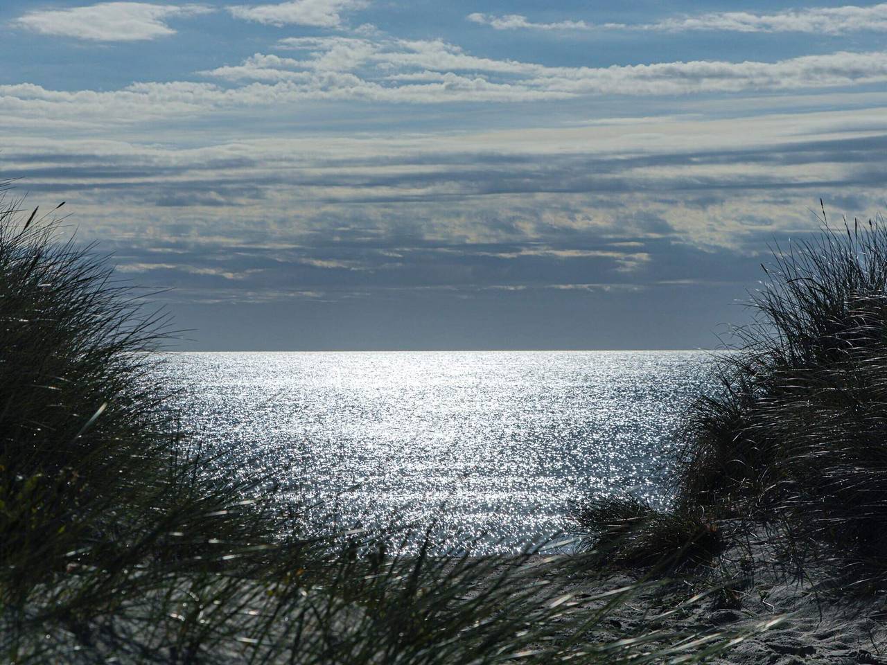 Havudsigt flugt med udsigt in Sæby, Nordøstjylland