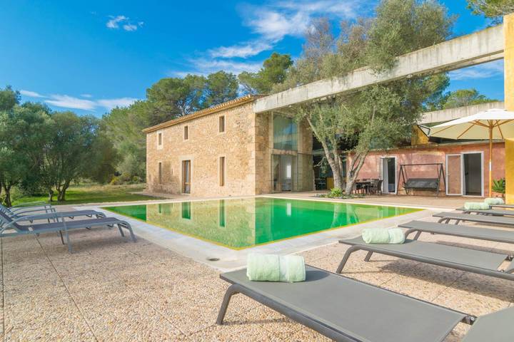 Villa für 6 Personen, mit Terrasse und Pool in Son Servera