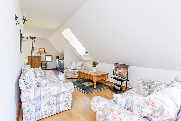 Ferienwohnung für 6 Personen, mit Garten und Sauna sowie Balkon, mit Haustier in Barkhagen - 3