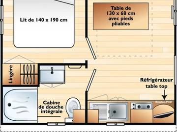 Camping voor 2 Personen in Fiquefleur-Équainville, Bernay en omgeving, Afbeelding 2