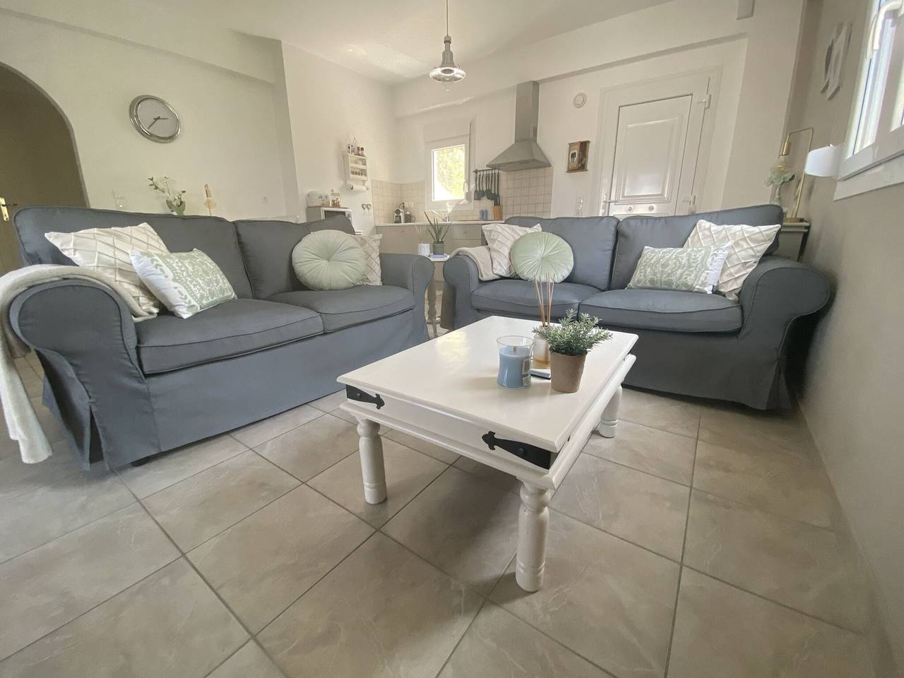 Villa in Loutra mit Meerblick und Pool in Rethymno und Umgebung