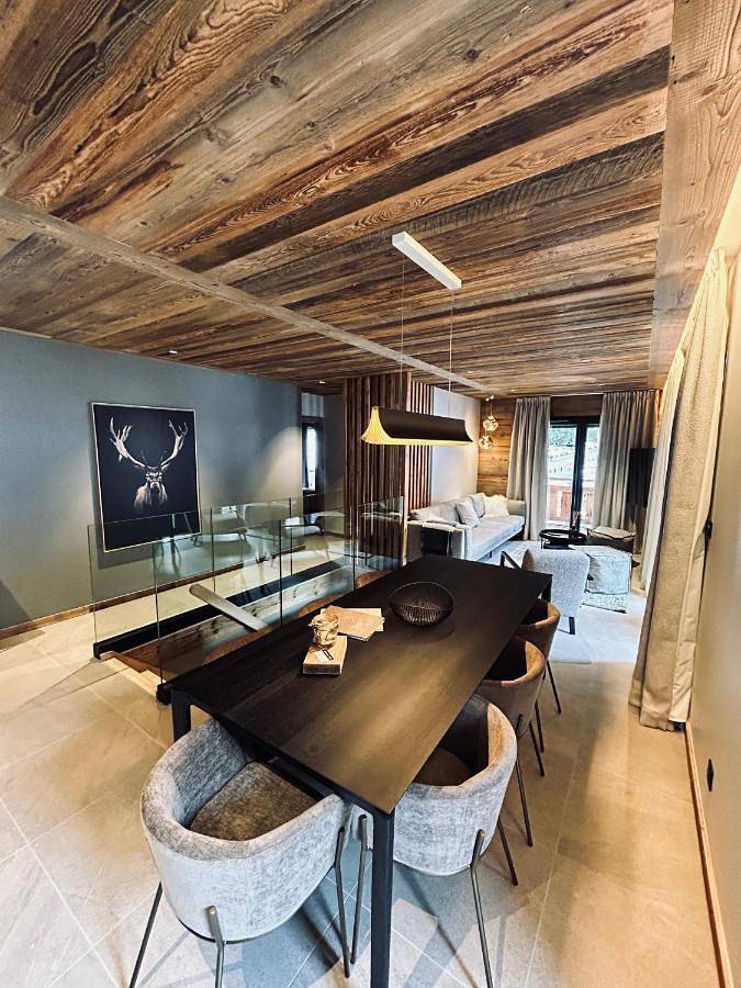Apartamento para 8 personas, con jardín y vistas además de piscina y sauna en Avoriaz