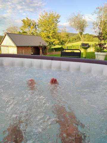 Cottage pour 2 personnes, avec jardin et vue dans Heyd
