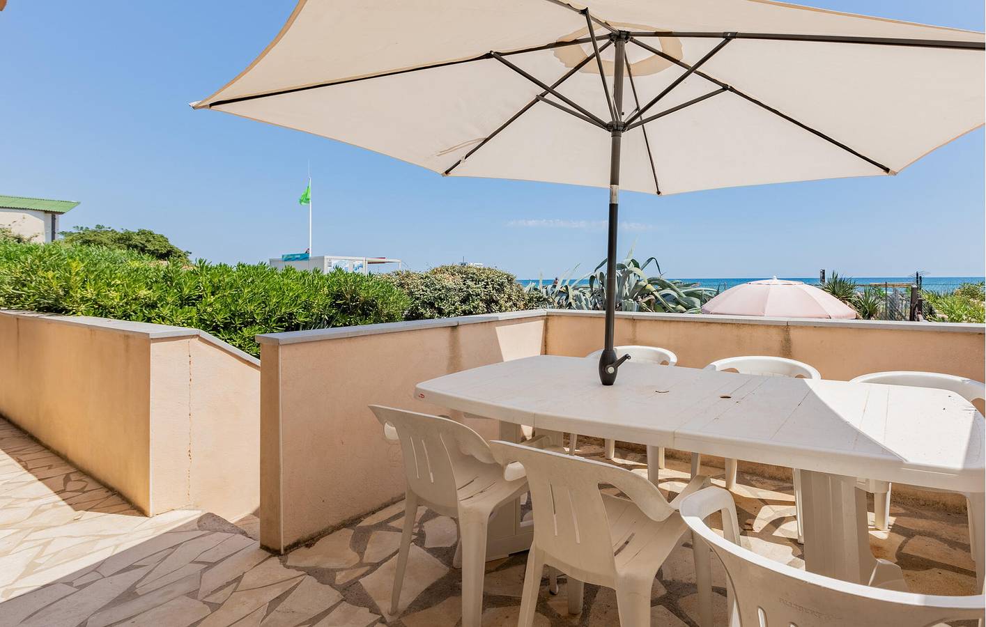 Apartment mit Meerblick, Parkplatz, WiFi, Klimaanlage und Terrasse in Frontignan, Côte d'Améthyste