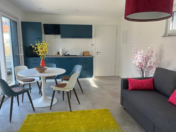Ferienwohnung für 6 Personen, mit Terrasse und Garten sowie Ausblick in Günzburg - 4