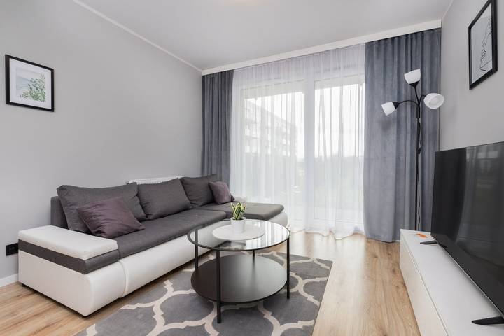Apartament wakacyjny dla 4 osób, z ogród w Gdynia