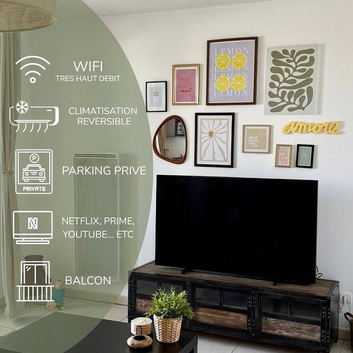 Appartement de vacances pour 4 personnes, avec balcon, animaux acceptés à Colomiers