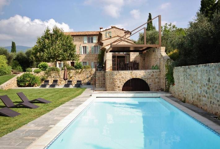 Maison de campagne pour 18 personnes, avec piscine et jardin à Grasse - 3