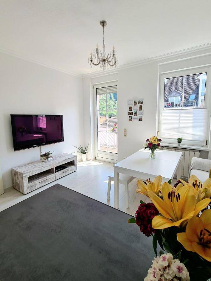 Ferienwohnung für 2 Personen, mit Balkon und Ausblick