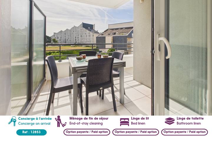 Apartamento entero, A 950 m de la playa, apartamento para 2 in Le Pouliguen, Côte de Jade