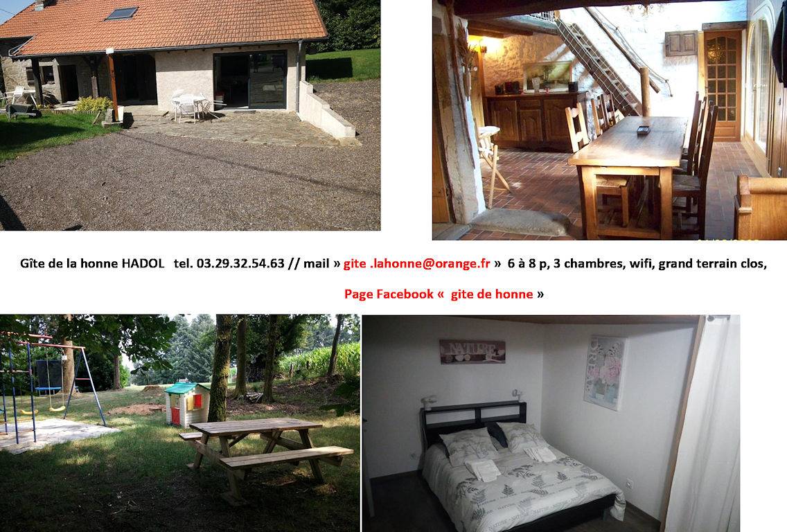 Gîte de la Honne in Hadol, Région d'Épinal