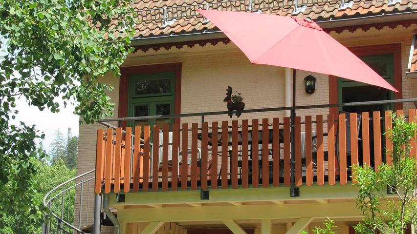 Vakantiewoning voor 3 personen, met balkon, kindvriendelijk in Baiersbronn