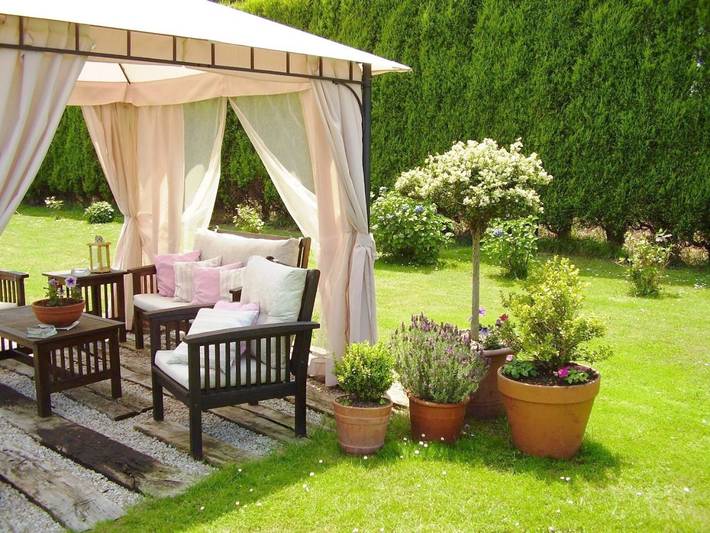 Hotel para 2 personas, con Terraza además de Jardín y Vistas en Valdés 