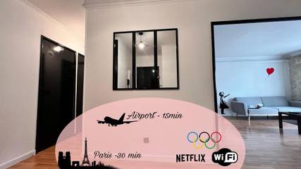 Gîte pour 6 personnes, avec balcon dans Arnouville Les Gonesse