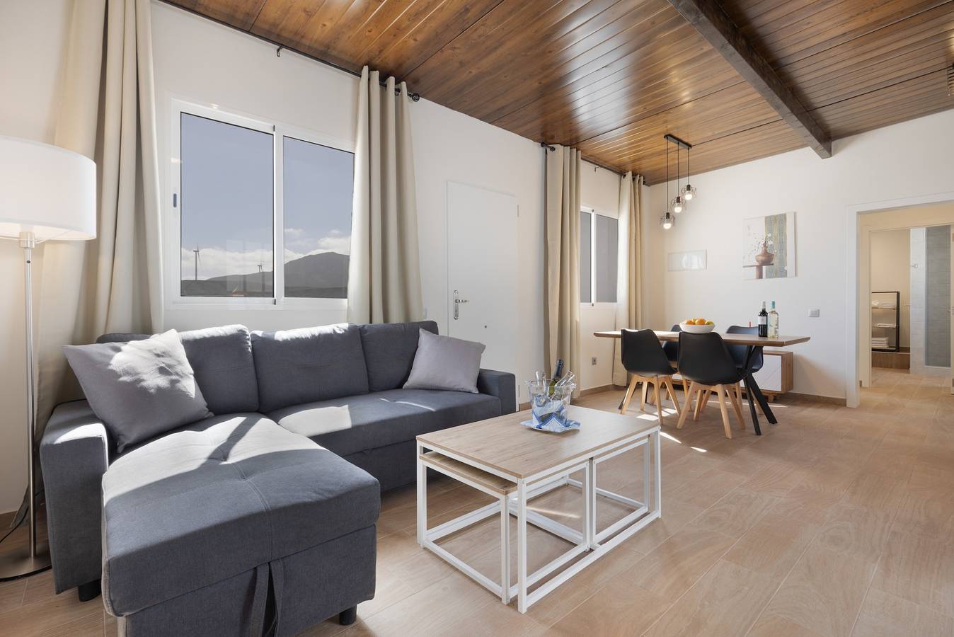 Casa de vacaciones 'Rincón Del Olivar' con vistas al mar, Wi-Fi y aire acondicionado in Tuineje, Fuerteventura