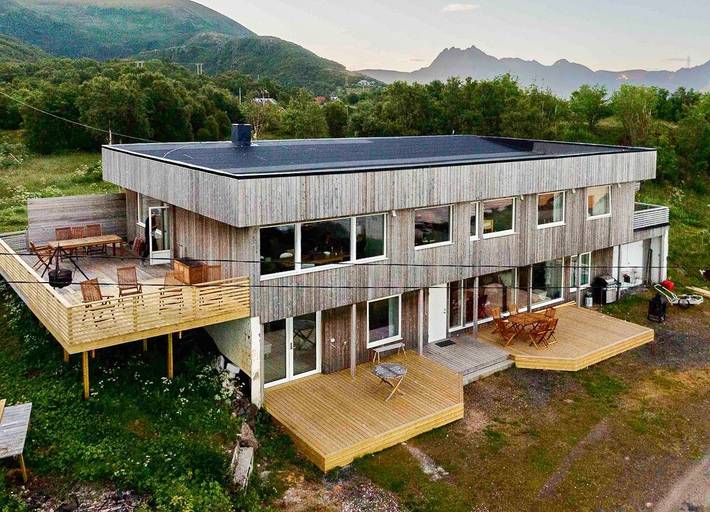 Ferienhaus für 22 Personen, mit Terrasse und Sauna in Vesterålen