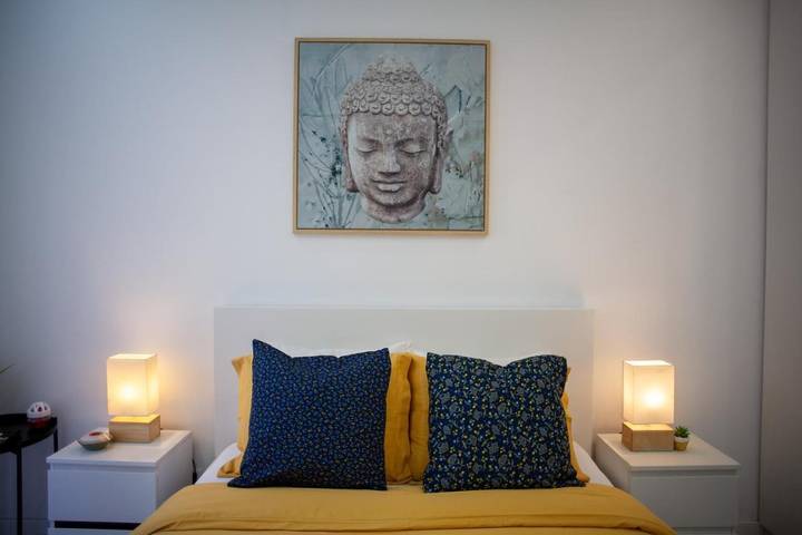 Apartamento de férias para 4 pessoas, com varanda e vista, com animais de estimação em Almada